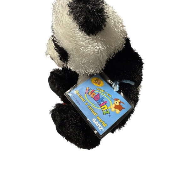 Ganz Webkinz Panda Bear HM111 Plush Stuffed Animal Bear Sealed Unused Code NWT - Picture 3 of 6